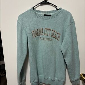 Panama City Beach Florida Mint Green Sweater